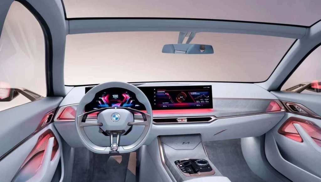 BMW i4 Sports Mode Red Light - Living Style Bits