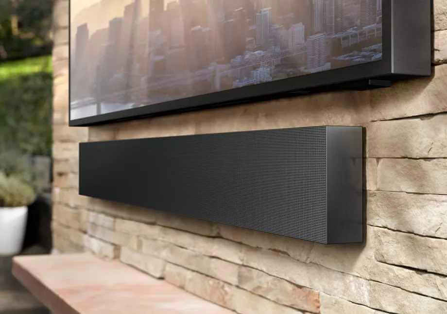 The Terrace Samsung 4K QLED TV Soundbar Outdoor- Living Style Bits