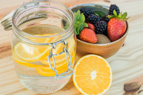 Berries and orange - Detox water recipes you must try this summer - Living Style Bits