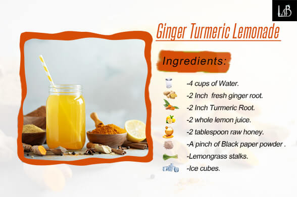Ginger Turmeric Lemonade - Homemade Immunity Booster Drinks to Boost Your Immune System - Living Style Bits