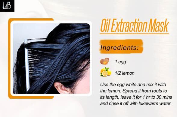Oil Extraction Mask - Hair Care Tips Diy Homemade Hair Masks For A Healthy Hair - Living Style Bits
